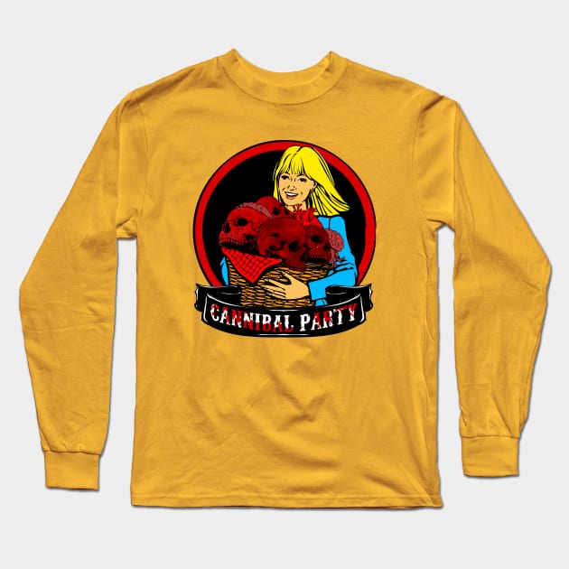 CANNIBAL PARTY Long Sleeve T-Shirt by theanomalius_merch